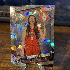2025 Panini Prizm WNBA - Rookie Variation Georgia Amoore #140 Ice Prizm (RC)