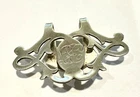Antique Lunt Sterling Silver Napkin or Money Clip Art Nouveau Pierced 11g