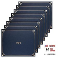 Certificate Holders, 25-Pack Certificate Covers for Letter Size 8.5 x 11 Navy