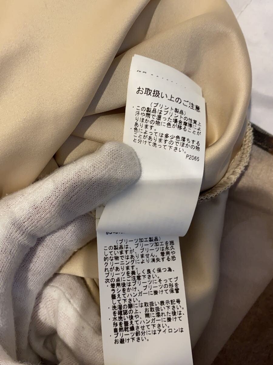 AMERI Long Skirt M Polyester Beige All Over Patte… - image 6