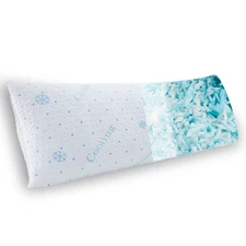Cooling Body Pillow Firmer 3200g 100% Shredded Memory Foam Body Pillows for A...