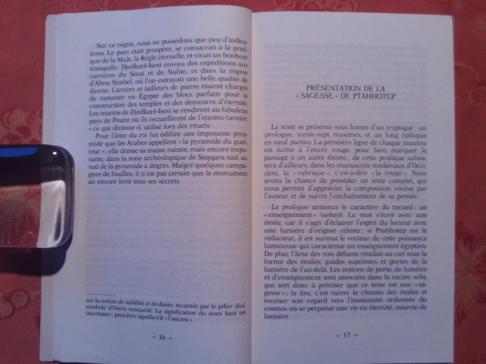 Christian JACQ l'enseignement du sage égyptien PTAHHOTEP 1993 -égyptologie - Photo 3/4