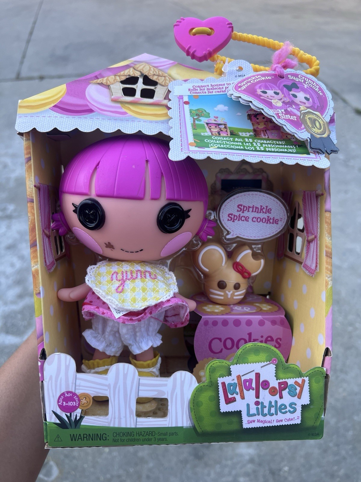 Lalaloopsy Littles 7 inch Baker Doll Sprinkle Spice Cookie P