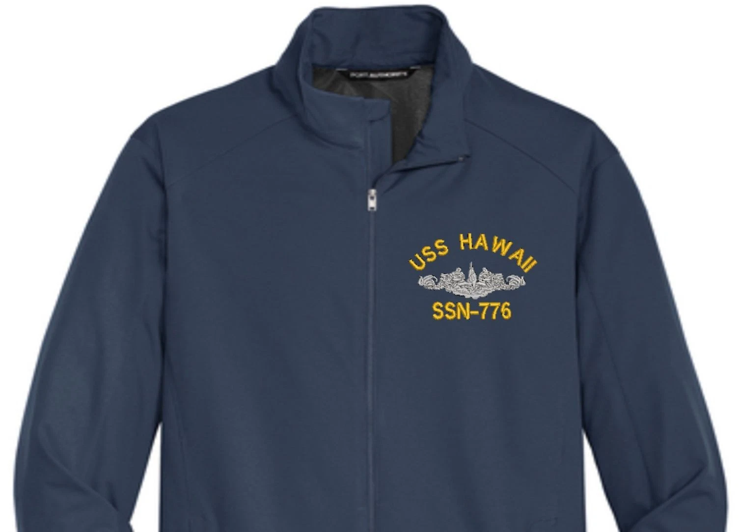 USS HAWAII SSN-776 Soft Shell Jacket. New. U.S. Navy. DOLPHINS