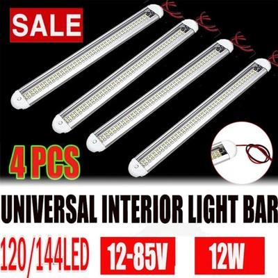 12V LED Lampe Wohnmobil Streifen Leuchte Röhre Auto Van Lichtleiste Lightbar DHL