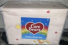 NEW Care Bears QUEEN SIZE Bedding Set Sheets Pillow Cases Rainbows