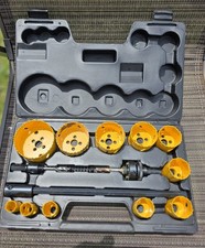 Columbian Hole Saw Kit 14 Piece with Carrying Case. Only Used 1 Time. See Pics