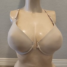 Maidenform Sweet Nothings Bra 38C Nude Underwire Lined Front Closure