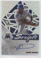 2022 Panini Mosaic Scripts Holo Prizm Adonis Medina #SC-AD Auto 0c6