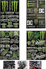 Monster Energy Motorcycle Stickers Set Of 4 For Cars Motorcycles And Helmets Monster Energy Motorcycle Stickers Set Of 4 For Cars Motorcycles And Helmets