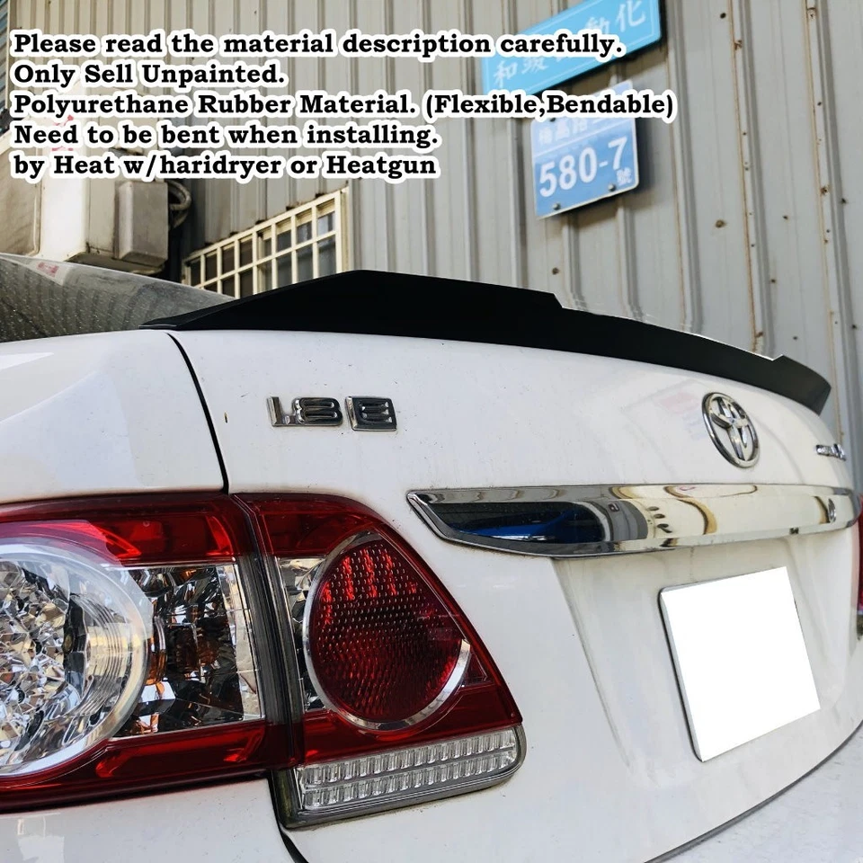 Kmh 284PC Type Rear Duckbill Trunk Spoiler Wing Fits 1998~2004 Audi A6 C5 Sedan - Image 4 of 4