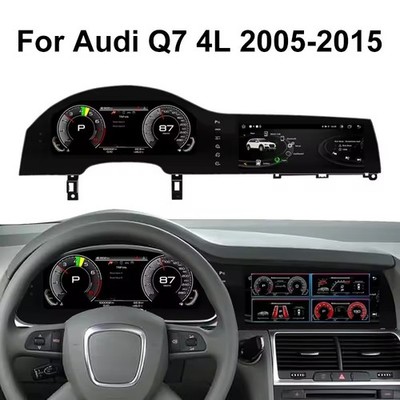 For Audi Q7 4L 2005-15 Digital screen Carplay Speed Dash Cluster Virtual Cockpit