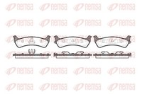 Bremsbelagsatz Scheibenbremse Remsa 0470.02 FüR Xj Jeep Zj Zg Cherokee 1 4X4