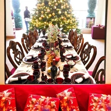 Avon 1876 Cape Cod Collection Ruby Red Dinnerware