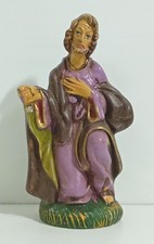 I119765 Pastorello Presepe - Statuina in cartapesta - San Giuseppe