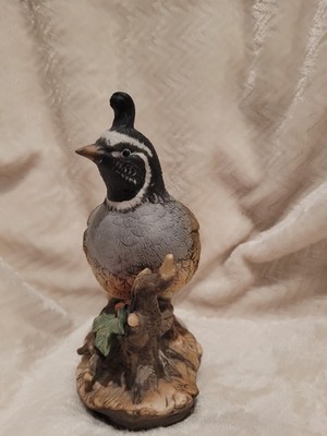 Homco Masterpiece Quail dated 1981 Porcelain Figurine Vintage Excellent