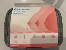 Frida Mom Breastfeeding Survival Kit Reusable Hot & Cold Packs/Nipple Pads/Cream