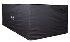 Abdeckplane 2,3x1,3x0,7m schwarz Winterqualität Schutzfolie Abdeckung