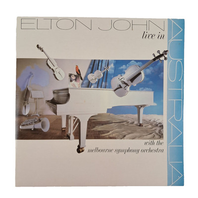 Elton John Live In Australia 2x Vinyl LP Box Set 1987 UK Limited Edition EX EX