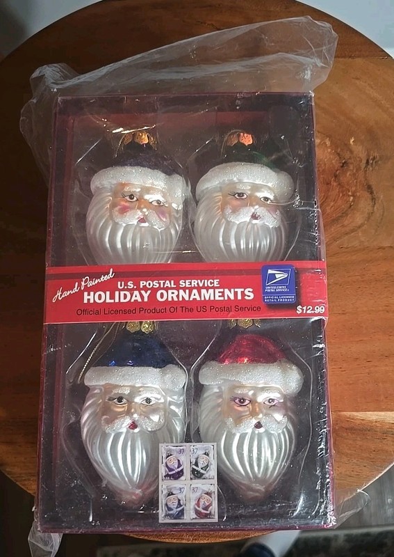 U.S. Postal Service Holiday Ornaments Santa Claus SPECIAL COLLECTION (1) Box *