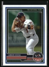 2023 Panini Stars & Stripes USA Baseball #54 Camden Kozeal