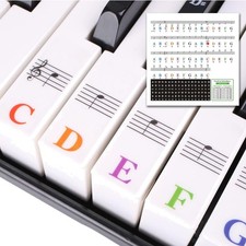 Klavier Keyboard Noten Aufkleber Anfänger Le...