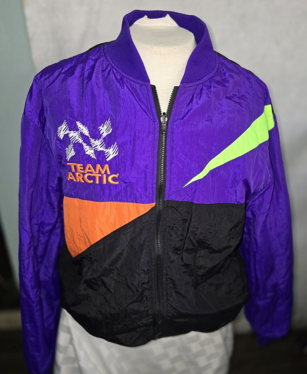 2 In 1 Vintage 90s Team Arctic Cat Racing ZR Jacket Snowmobile Zip 2 In 1 Vintage 90s Team Arctic Cat Racing ZR Jacket Snowmobile Zip