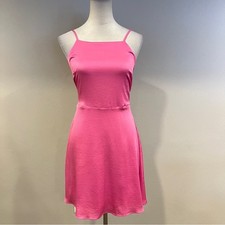 Express Elegant Pink Spaghetti Strap mini Dress size small petite