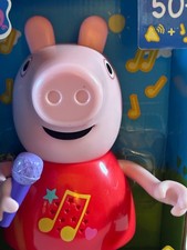 Peppa Pig Talk  Sing Plush Toy 50 Sounds Interactive Singing Doll NEW