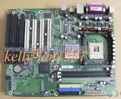 1PC Used   G4V620-U 845GV Integrated Graphics Motherboard with 3 ISA Slots *le