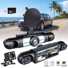 4 Channel Car Dash Cam 1080P Driving Recorder G-Sensor Car Front Rear Left Right