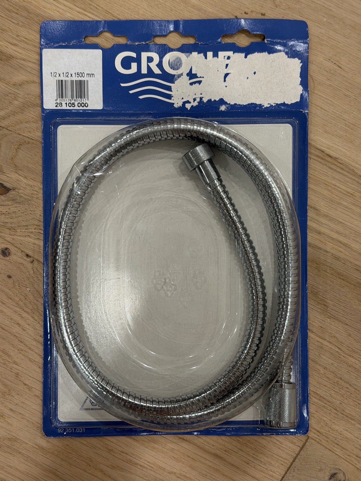 Grohe Chrome Hose New In Package