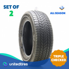 Set Of 2 Used 24560r18 Bridgestone Alenza As Ultra 105v - 7.532 Set Of 2 Used 24560r18 Bridgestone Alenza As Ultra 105v - 7.532