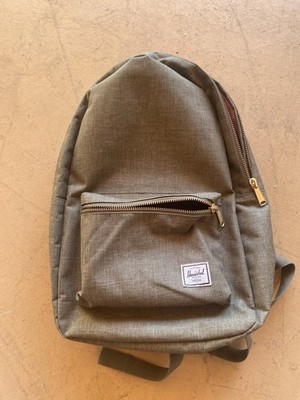 Hershel Backpack Gray Green Medium Sized Good For Teens Trendy Barely Used