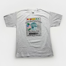 Vintage Vietnam Veterans Memorial T-Shirt Men's XL POW MIA Moving Wall USA Made