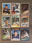 1983-1984-1985-1986 Nolan Ryan 9 Card Lot-Topps/Fleer/Donruss-Houston Astros-HOF