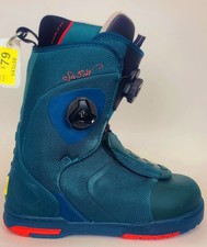 Used 350 Women's Head Six50 4D Boa Snowboard Boots RARE Blue Sizes 8.5 9 9.5 10