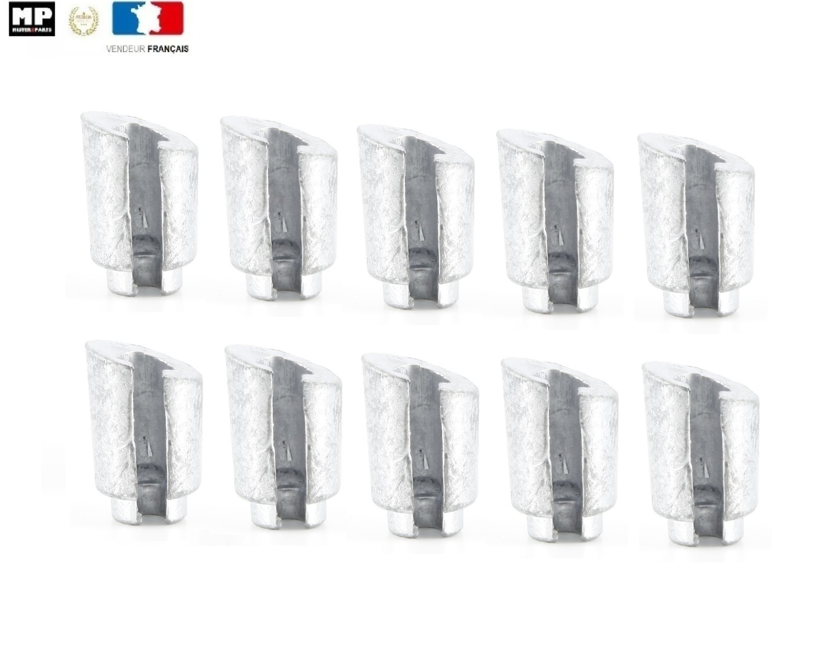 Masses d'Equilibrage pour Jantes à Rayon 20g Plombs de Roue Moto Tout-Terrain