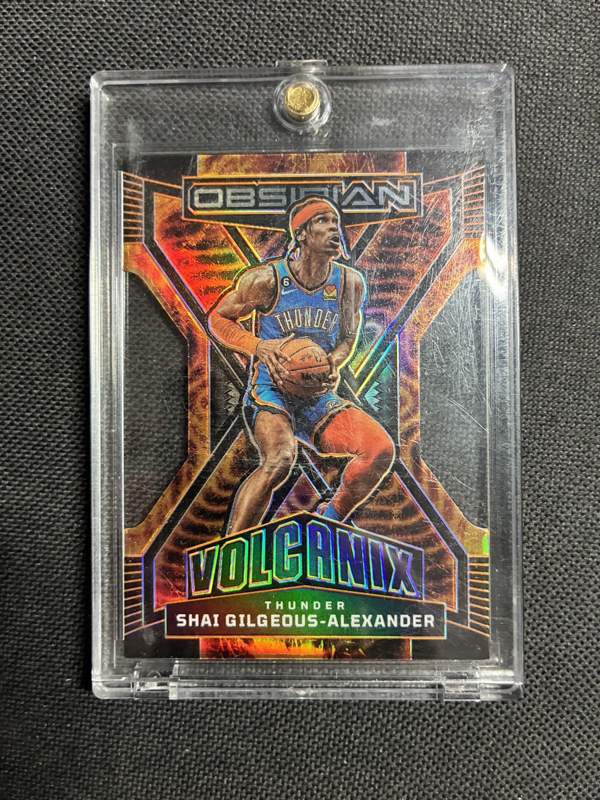 2022-23 Panini Obsidian Volcanix Shai Gilgeous-Alexander Case Hit!! SGA