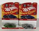 Hot Wheels Classics Series 4 Volkswagen Karmann Ghia Lot Of 2 Green Chrome