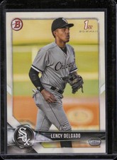 Lency Delgado 2018 Bowman Draft #BD-37 Chicago White Sox