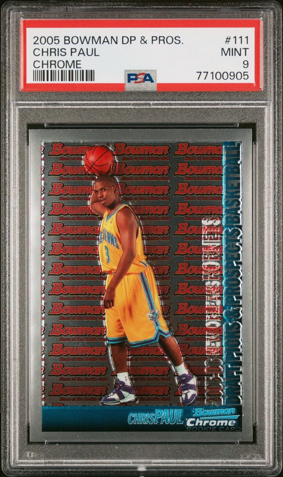 2005 Bowman DP & Pros Chrome #111 Chris Paul RC PSA 9 MINT