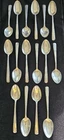 16 Sterling Silver Gorham Spoons Camellia Pattern Estate Fresh 416.42 Grams