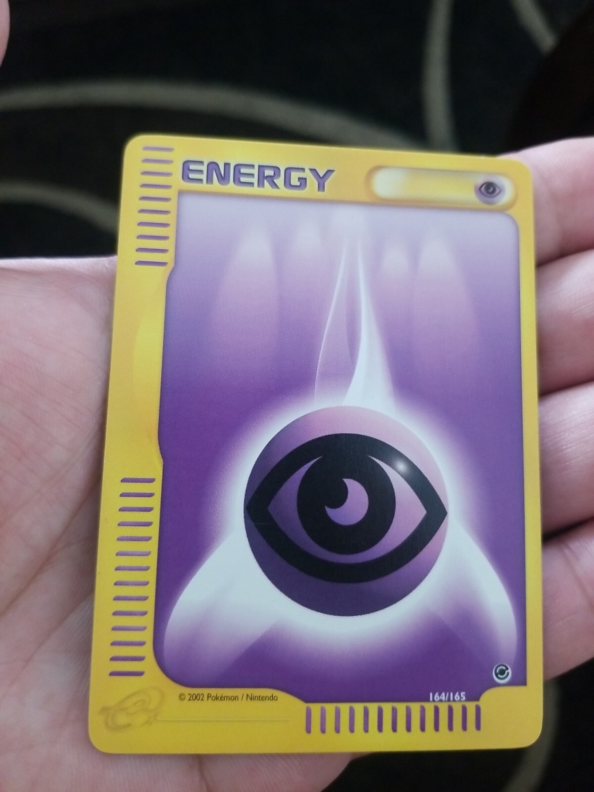 Pokemon Card - Expedition 164/165 - PSYCHIC ENERGY (common) - NM