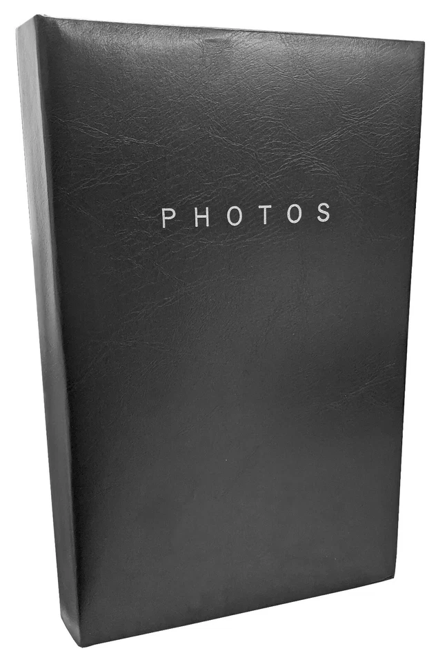 4 Black Flip Photo Albums 16cm x 27cm Each Holds 80 x 6"x 4" Slip In Photographs - Изображение 4 из 4