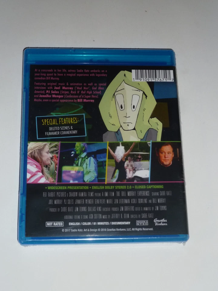 The Bill Murray Experience Blu-ray fan documentary movie Sadie Katz 2018 NEW! - Image 3 of 4