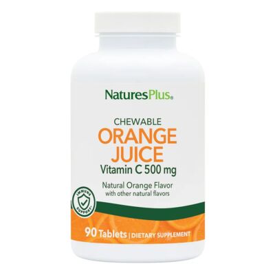 Natures Plus Orange Juice 500 mg mit Vitamin C-90 Tabletten (9,26 EUR/100 g)