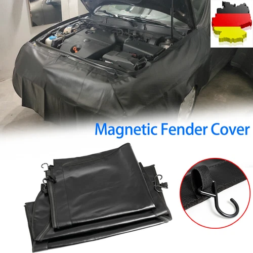 3x Kotflügel Schoner Magnetisch Karosserie Schutz Matte Abdeckplane 110x45 Cm DE - Bild 10 von 10