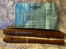 Gia Soprano Recorder M447 Baroque Fingering Vintage