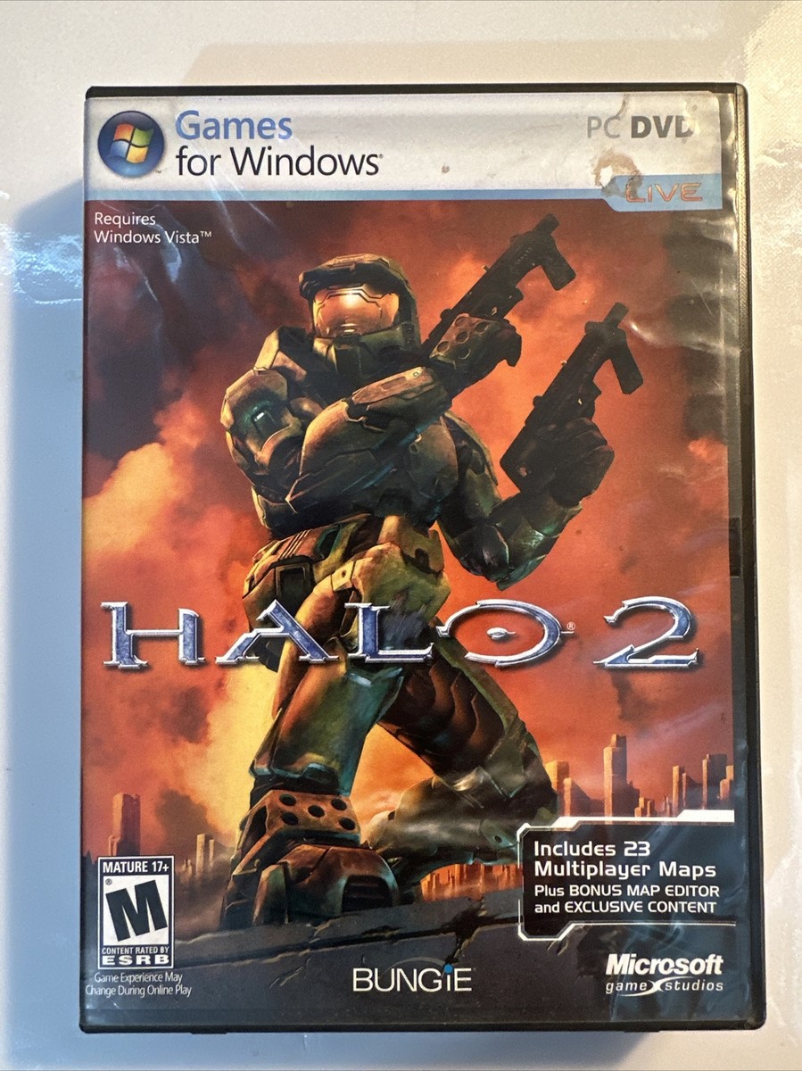 【未開封】Microsoft Halo2 for Windows Halo 2 Game for Windows PC DVD-ROM Manual 2007 Microsoft